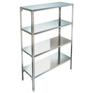 Стеллаж со сплошными полками СТР-324/900